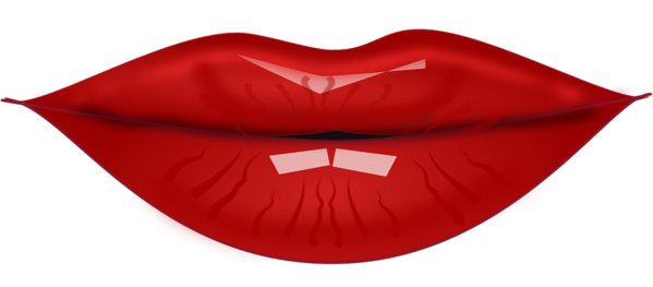 Transparent Lip Kiss Tongue Red for Valentines Day