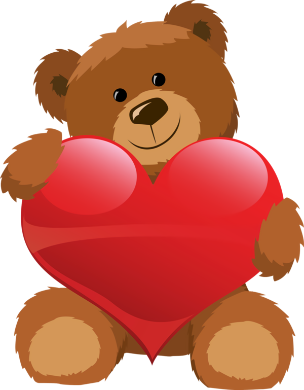 Transparent Valentine's Day Teddy bear Cartoon Bear for Teddy Bear for Valentines Day