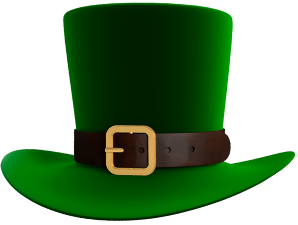 Transparent St Patrick's Day Green Costume hat Costume accessory for St Patrick's Day Hat for St Patricks Day