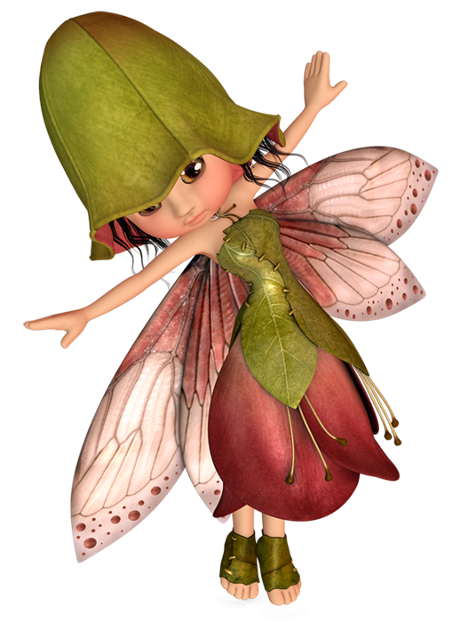 Transparent Fairy Duende Gnome Moth for Christmas