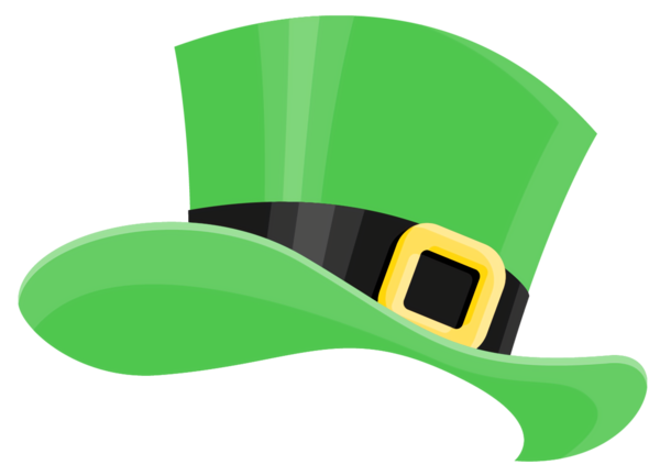 Transparent St Patrick's Day Green Logo for St Patrick's Day Hat for St Patricks Day