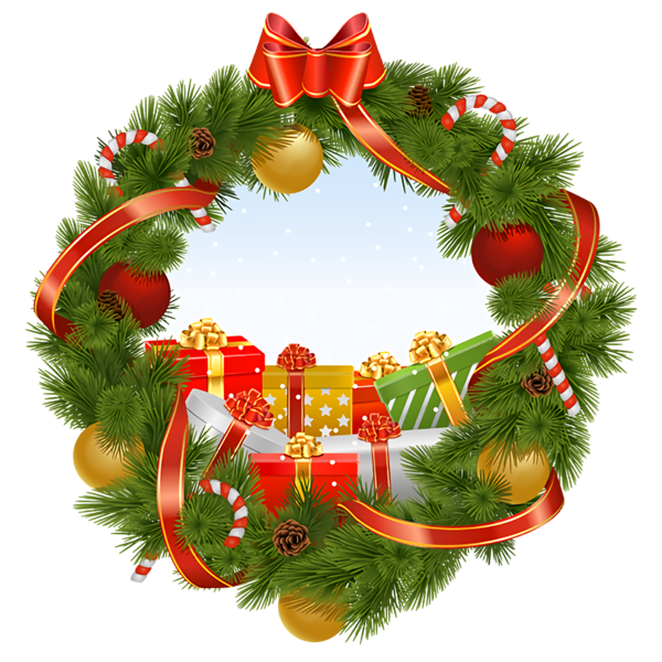 Transparent Christmas Christmas decoration Wreath Christmas ornament for Christmas Ornament for Christmas