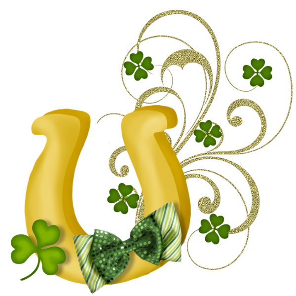 Transparent St Patrick's Day Plant Symbol for St Patrick's Day Horseshoe for St Patricks Day