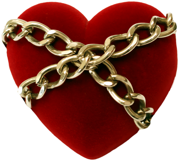 Transparent Valentine's Day Chain Red Body jewelry for Valentine Heart for Valentines Day