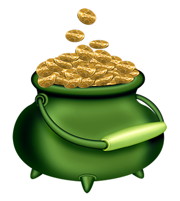 Transparent St Patrick's Day Coin Cuisine Food for Pot Of Gold for St Patricks Day
