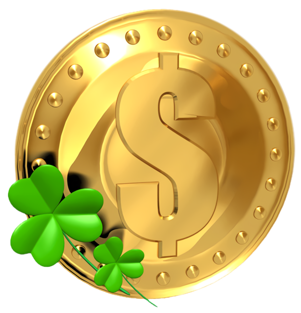 Transparent St Patrick's Day Horseshoe Symbol Clover for Pot Of Gold for St Patricks Day