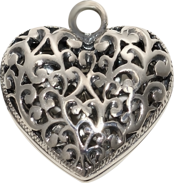 Transparent Valentine's Day Pendant Locket Heart for Valentine Heart for Valentines Day
