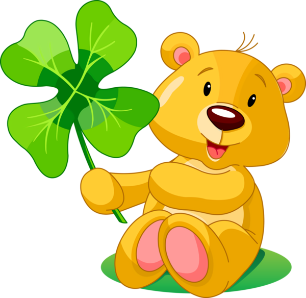 Transparent St Patrick's Day Cartoon Green Leaf for Leprechaun for St Patricks Day
