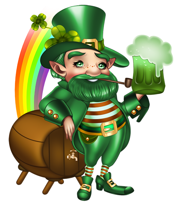Transparent St Patrick's Day Cartoon Green Leprechaun for Leprechaun for St Patricks Day