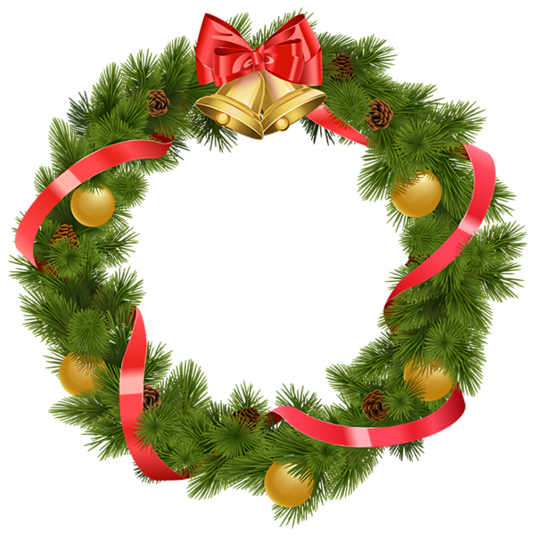 Transparent Christmas Christmas decoration oregon pine Wreath for Christmas Ornament for Christmas