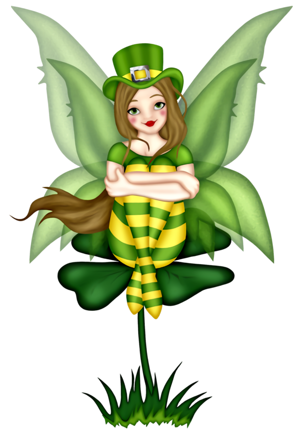 Transparent St Patrick's Day Cartoon Plant for Leprechaun for St Patricks Day