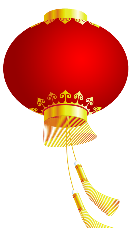 Transparent Lantern Chinese New Year Lantern Festival Yellow for New Year