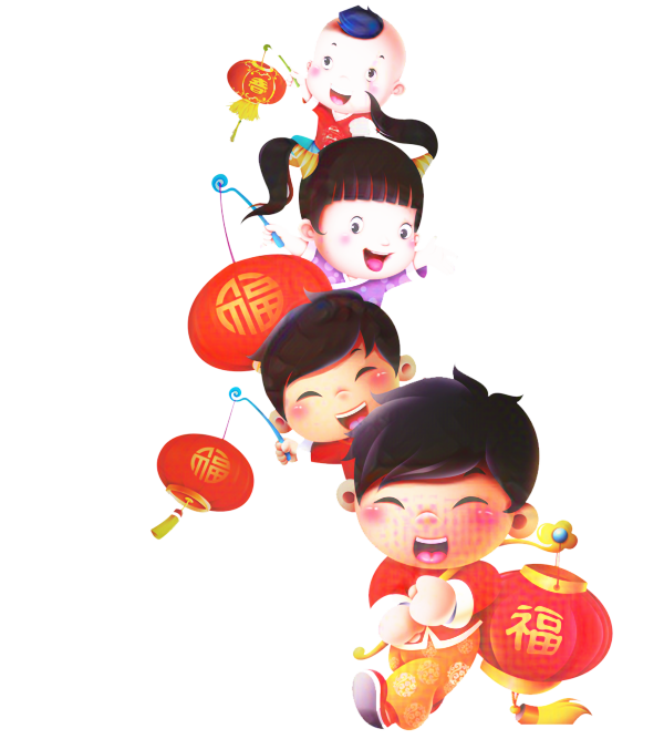 Transparent Chinese New Year Poster Publicity Cartoon Balloon for New Year