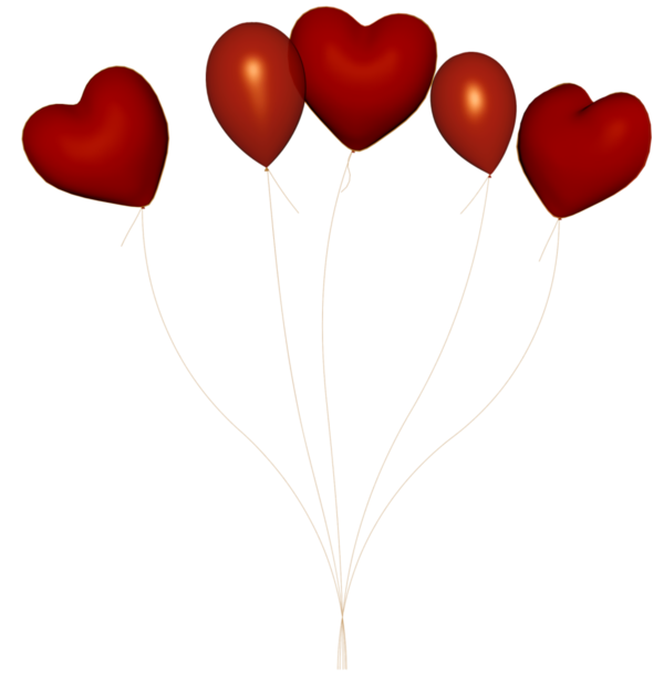 Transparent Valentine's Day Heart Red Balloon for Valentine Heart for Valentines Day