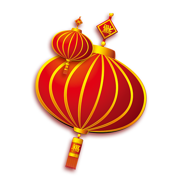 Transparent Lantern Chinese New Year New Year Orange for New Year
