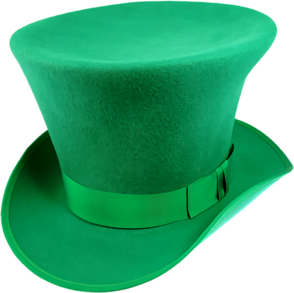 Transparent St Patrick's Day Green Clothing Costume hat for St Patrick's Day Hat for St Patricks Day