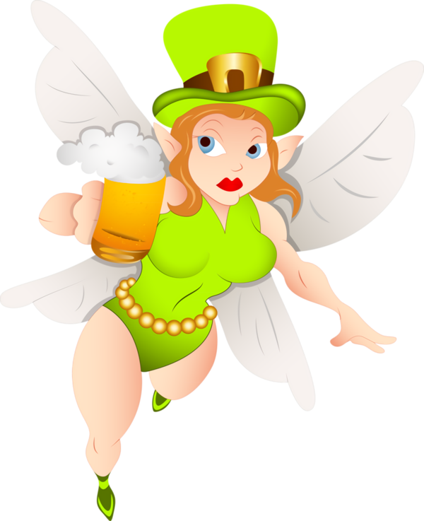 Transparent St Patrick's Day Cartoon Angel for Leprechaun for St Patricks Day