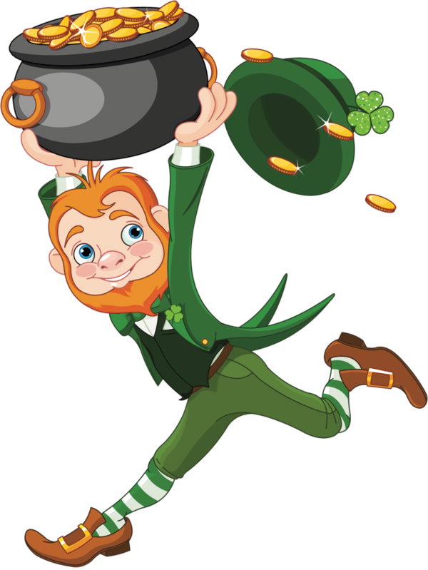 Transparent St Patrick's Day Cartoon Green Leprechaun for Leprechaun for St Patricks Day