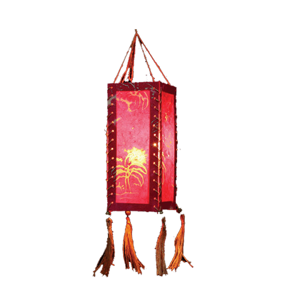 Transparent Light Lantern New Year Lighting Red for New Year