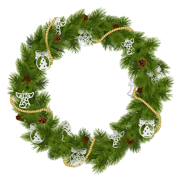 Transparent Christmas White pine oregon pine Christmas decoration for Christmas Ornament for Christmas
