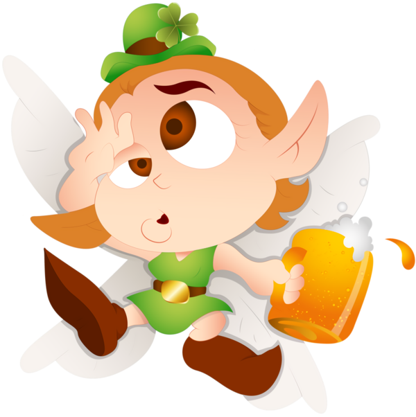 Transparent St Patrick's Day Cartoon Animation for Leprechaun for St Patricks Day