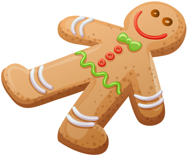 Transparent Gingerbread Biscuits Gingerbread Man Cookie Food for Christmas