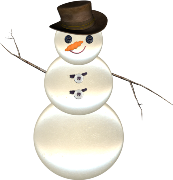 Transparent Snowman Youtube Cartoon Christmas Ornament for Christmas