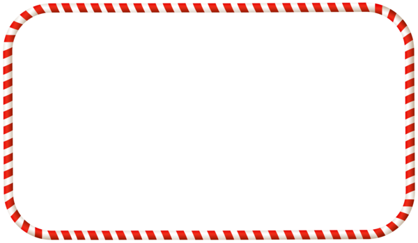 Transparent Candy Cane Christmas Candy Area Text for Christmas