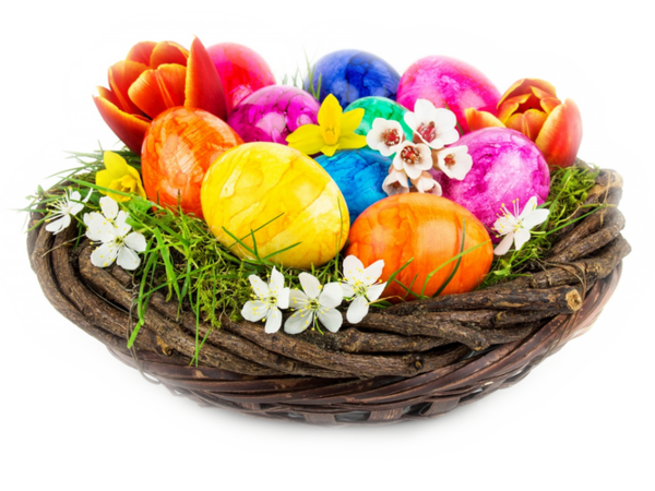 Transparent Easter Easter Basket Easter Egg Vegetable for Easter