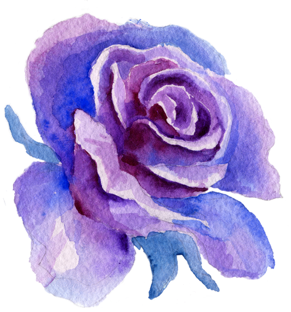 Transparent Blue Rose Rose Flower for Valentines Day