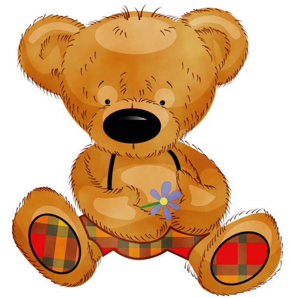 Transparent Teddy Bear Toy Animal Figure for Valentines Day