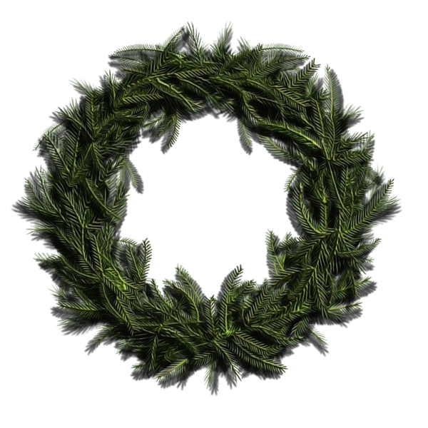 Transparent Wreath Vivid Hue Home Garland Christmas Decoration for Christmas