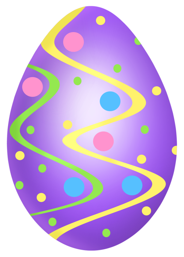 Transparent Easter Bunny Easter Egg Easter Purple Pattern for Easter