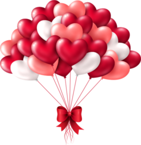 Transparent Heart Balloon Birthday for Valentines Day