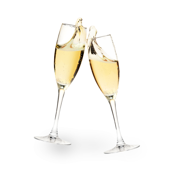 Transparent Champagne Sparkling Wine Champagne Cocktail Champagne Stemware Stemware for New Year