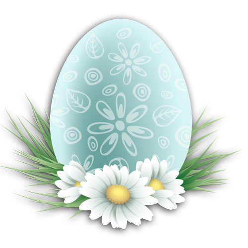 Transparent Easter In Heaven Easter Father Easter Egg Flower for Easter