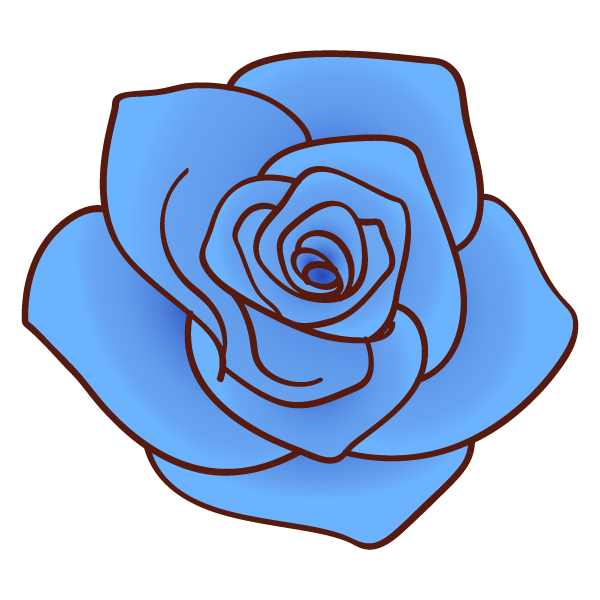 Transparent Blue Rose Rose Petal for Valentines Day