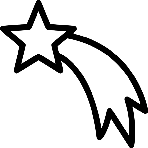 Transparent Christmas Fivepointed Star Star Of Bethlehem Line Art Angle for Christmas