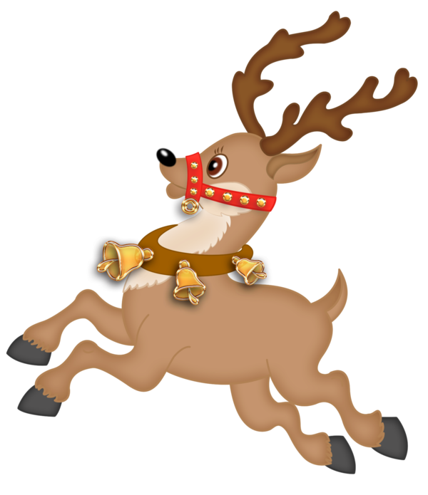 Transparent Rudolph Reindeer Deer Christmas Ornament for Christmas