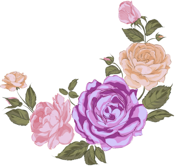 Transparent Flower Rose Garden Roses for Valentines Day