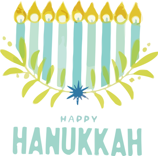 Transparent Hanukkah Logo for Hanukkah Candle for Hanukkah