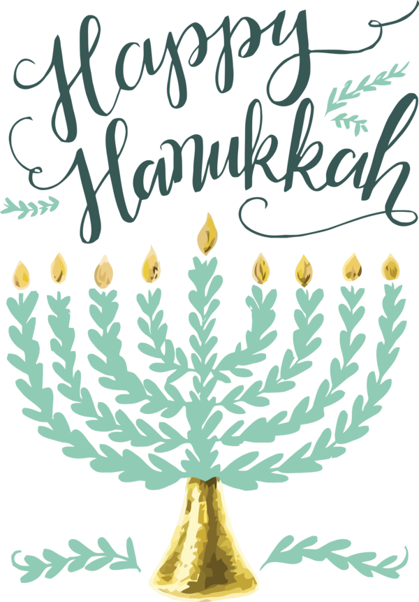 Transparent Hanukkah Tree Colorado spruce Font for Hanukkah Candle for Hanukkah