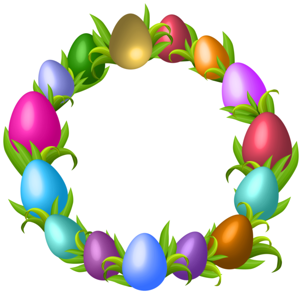 Transparent Easter Bunny Easter Egg Easter Floral Design for Easter