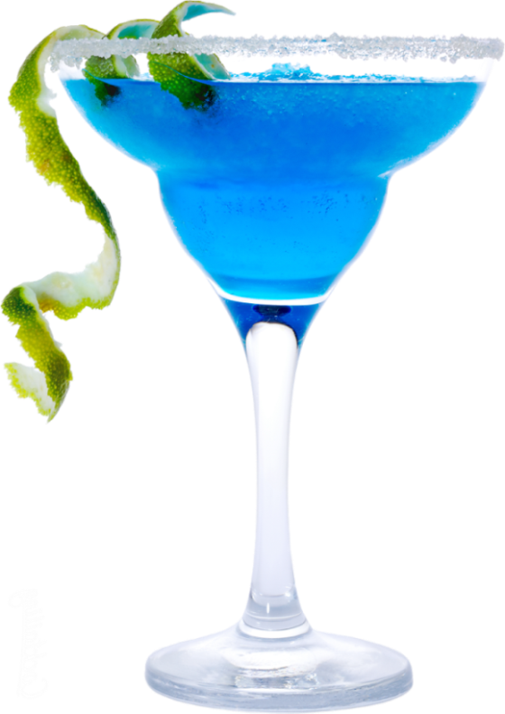 Transparent Slush Cocktail Margarita Non Alcoholic Beverage Champagne Stemware for New Year