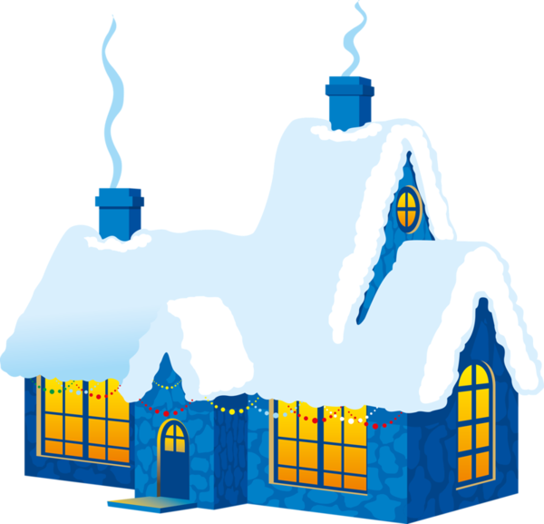 Transparent Santa Claus Christmas Day Snow Architecture for Christmas