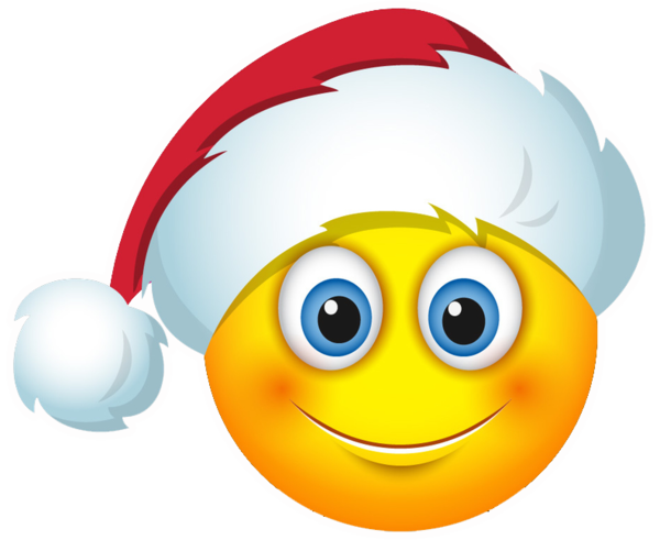 Transparent Emoji Smiley Christmas Yellow Emoticon for Christmas