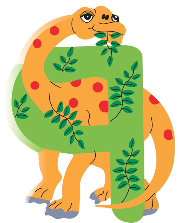 Transparent Dinosaur Frog Alphabet Animal Figure Cartoon for New Year