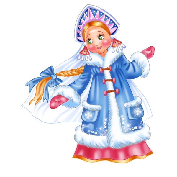 Transparent Snegurochka Ded Moroz Internet Christmas Ornament Doll for Christmas