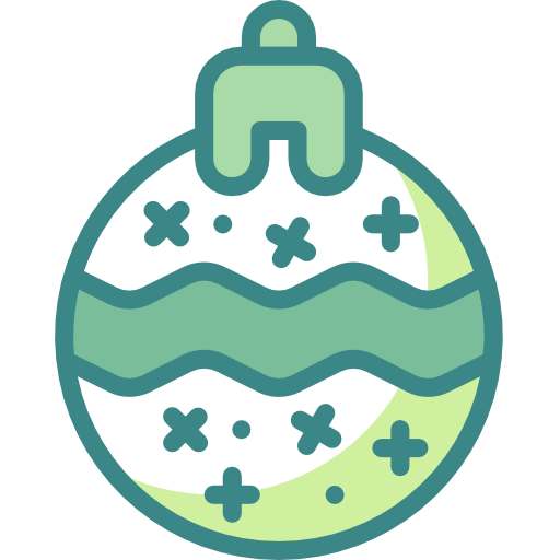 Transparent Christmas Day Icon Design Symbol Green Turquoise for Christmas