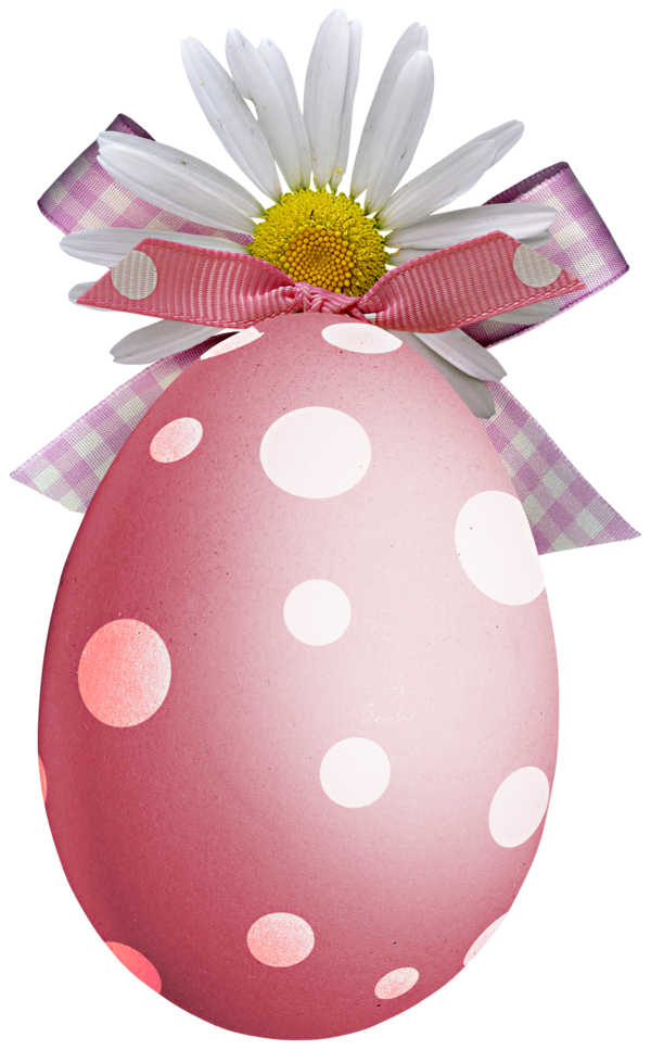 Transparent Easter Bunny Easter Egg Easter Pink Flower for Easter